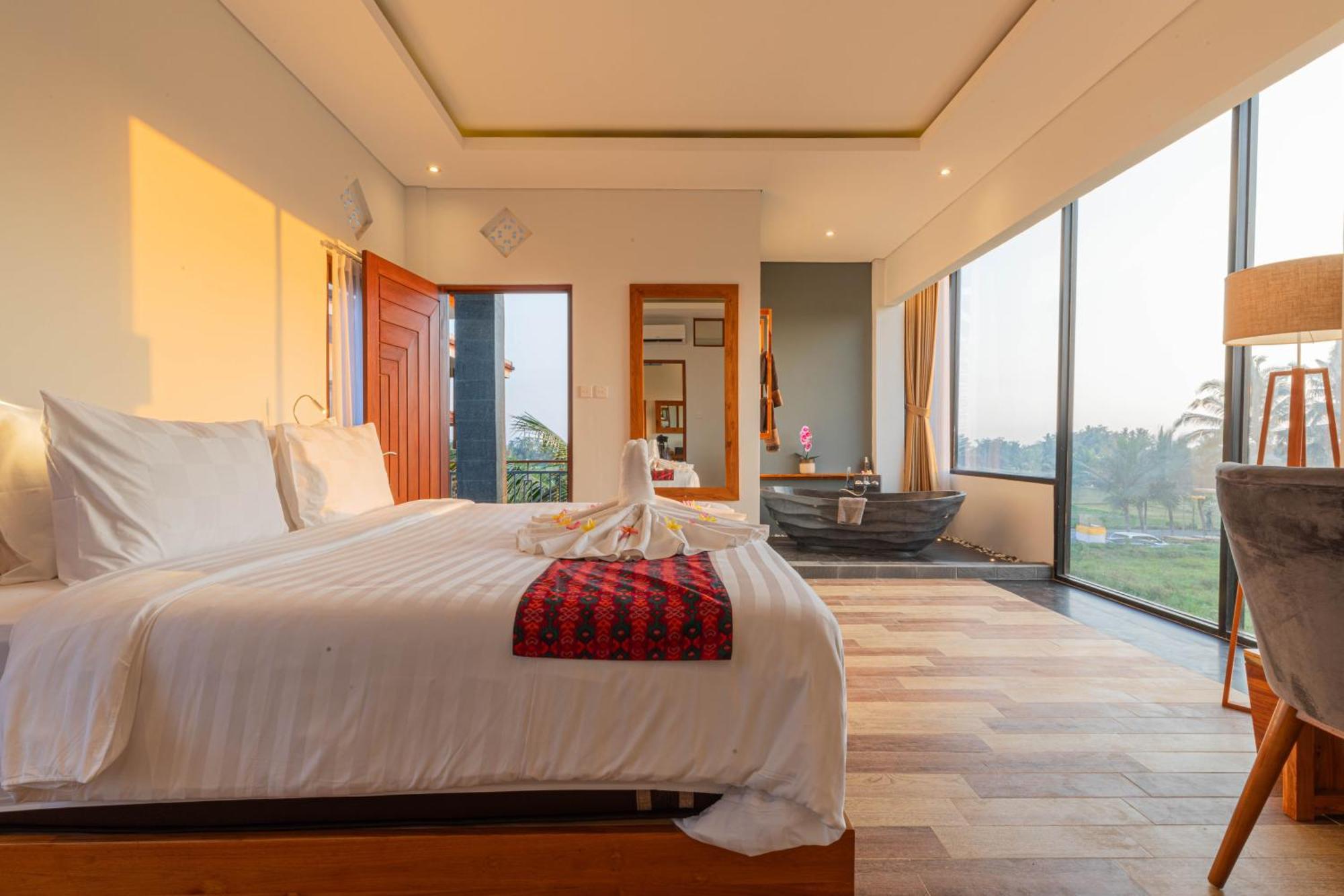 Green Sala Villa Ubud Habitación foto